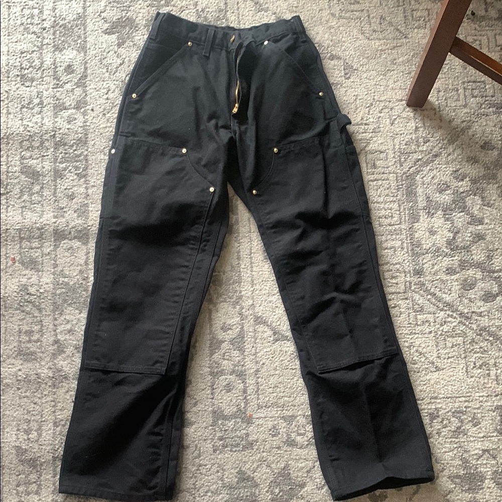 Carhartt Black Cargo Pants Durable Workwear